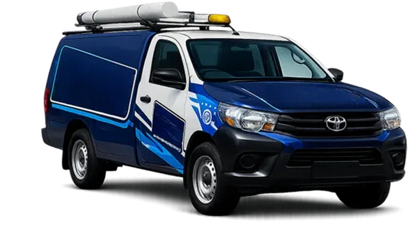 Licensed plumber van servicing Caringbah